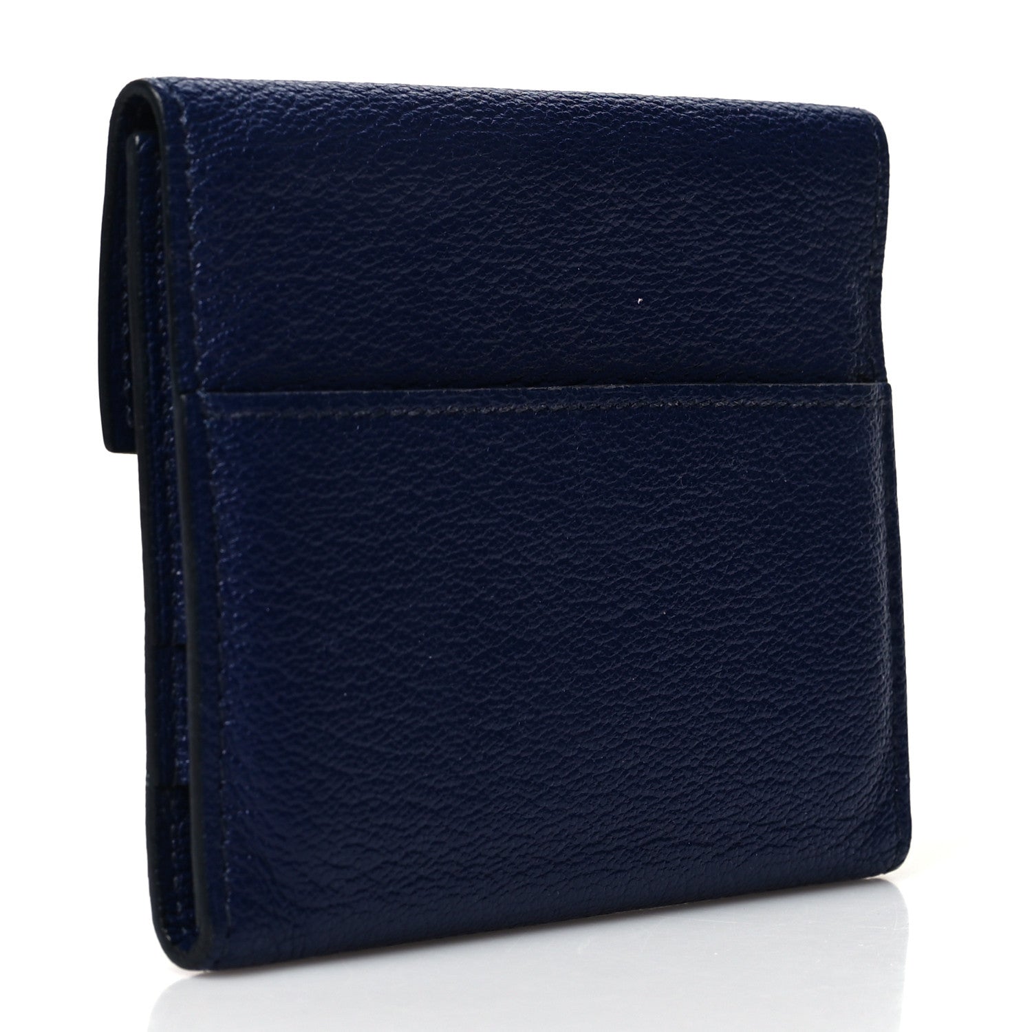 Hermes Chevre Mysore Mini Clic Card Holder Bleu Nuit 3 of 11