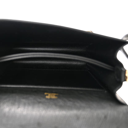 Hermes Ostrich Mini Sac Roulis Black 5 of 10