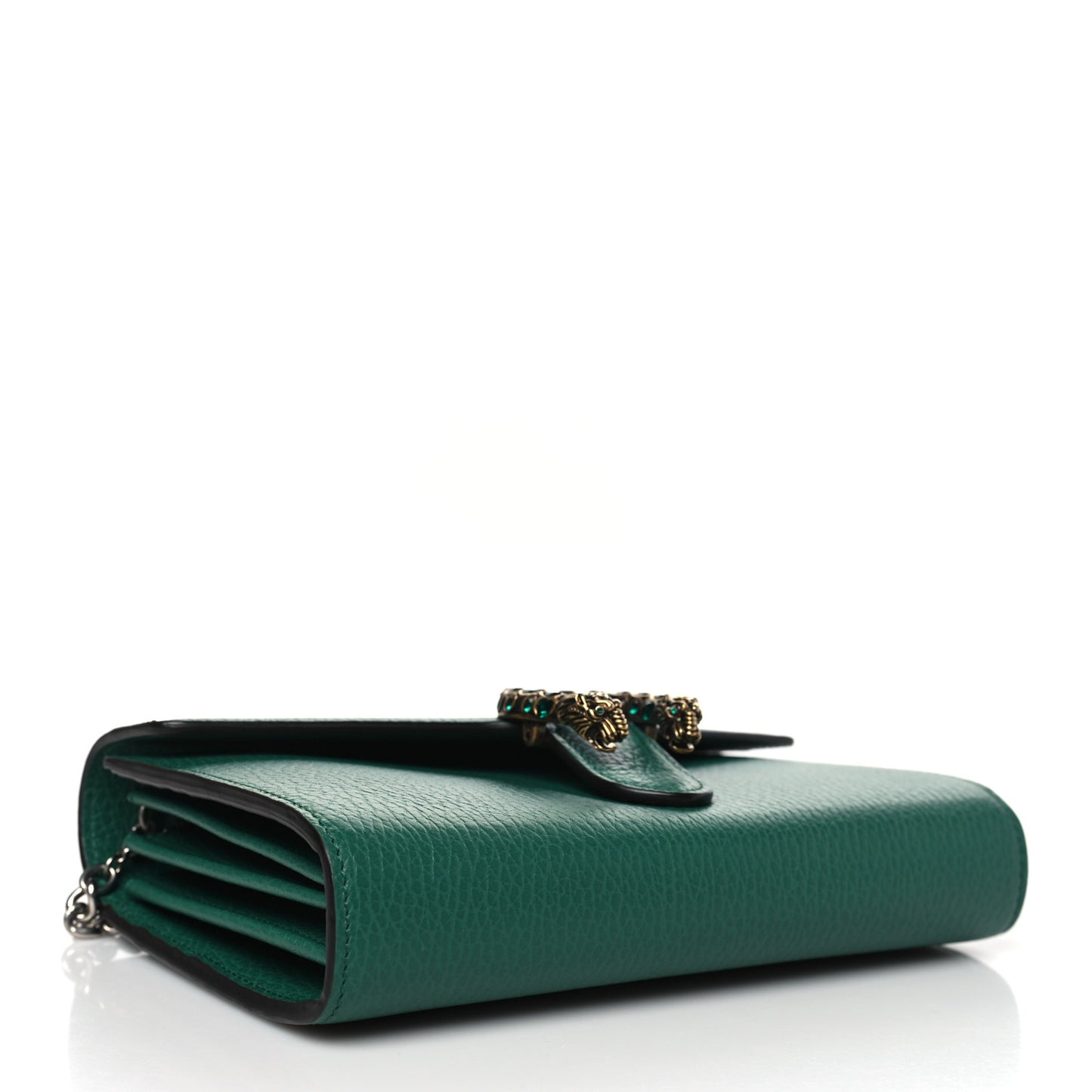Calfskin Mini Dionysus Chain Wallet Emerald