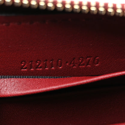 Gucci Guccissima GG Pierce Zip Around Wallet Red 7 of 10