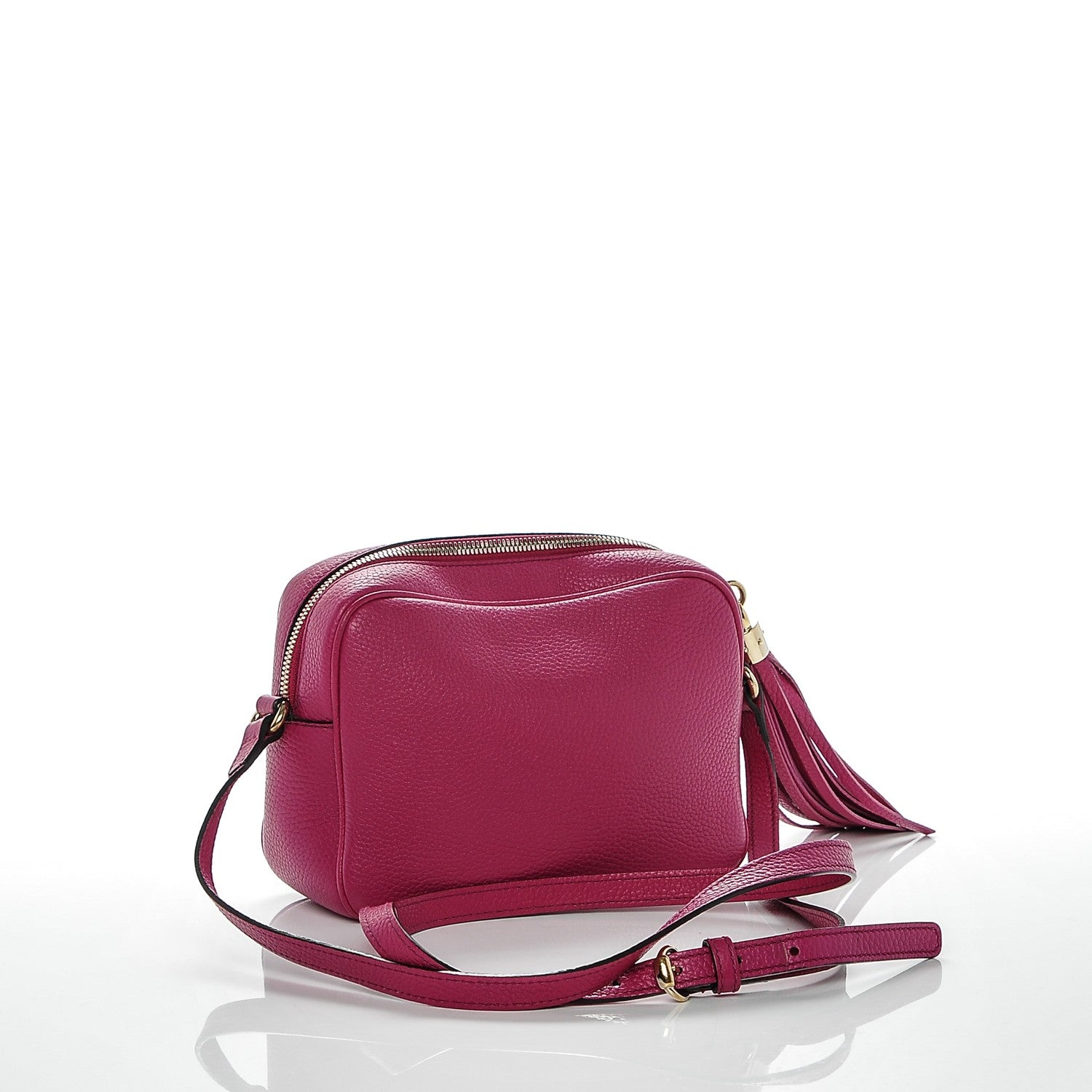 Gucci Cellarius Calfskin Small Soho Disco Bag Bright Bouganville 3 of 6