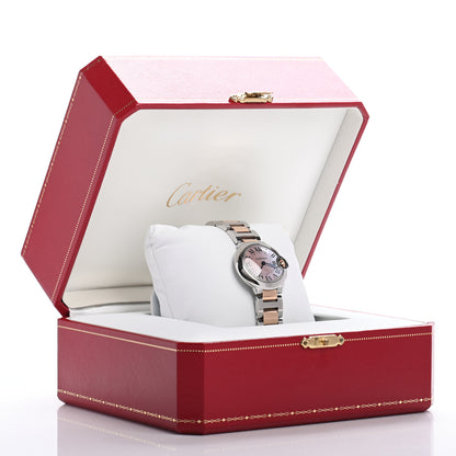 Cartier Stainless Steel 18K Pink Gold 28mm Ballon Bleu De Cartier Quartz Watch 5 of 5