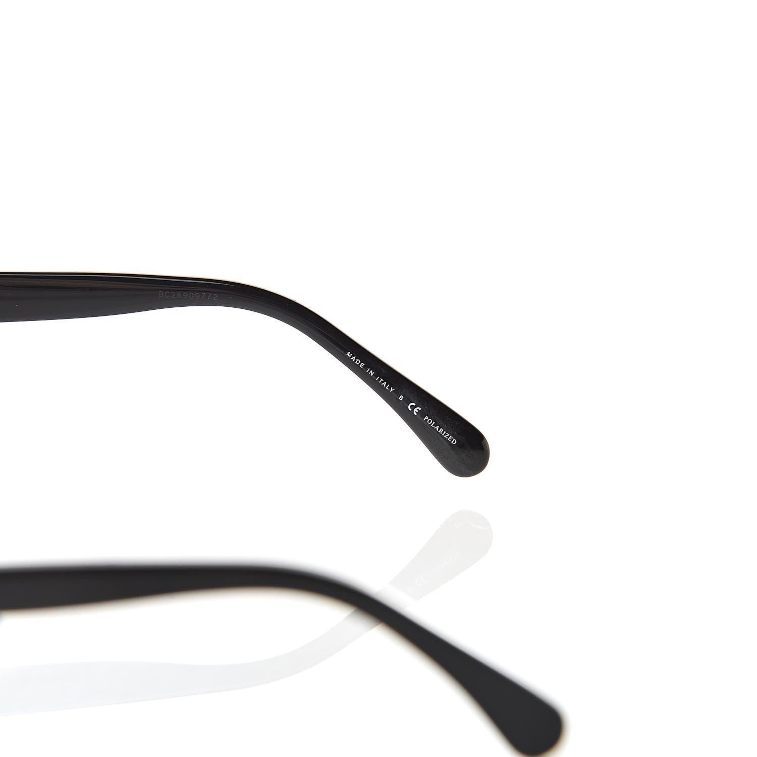 Chanel Acetate Strass Polarized Square Sunglasses 5422-B Black 6 of 9