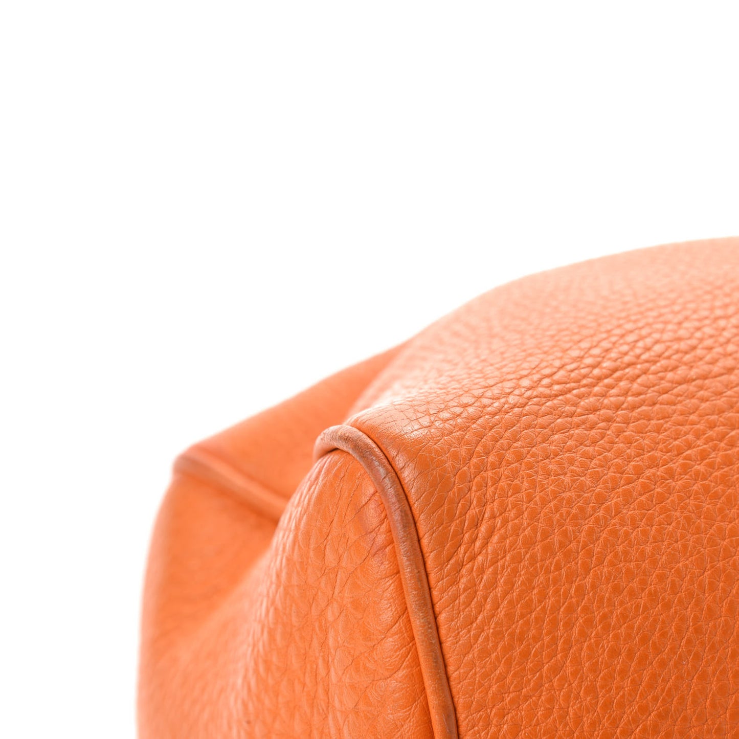 Vitello Daino Shoulder Bag Papaya