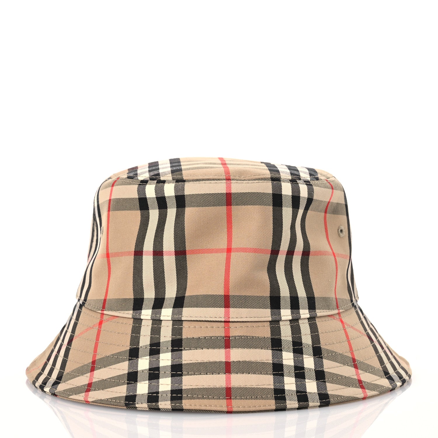 Burberry Technical Cotton Vintage Check Bucket Hat M Archive Beige 3 of 10