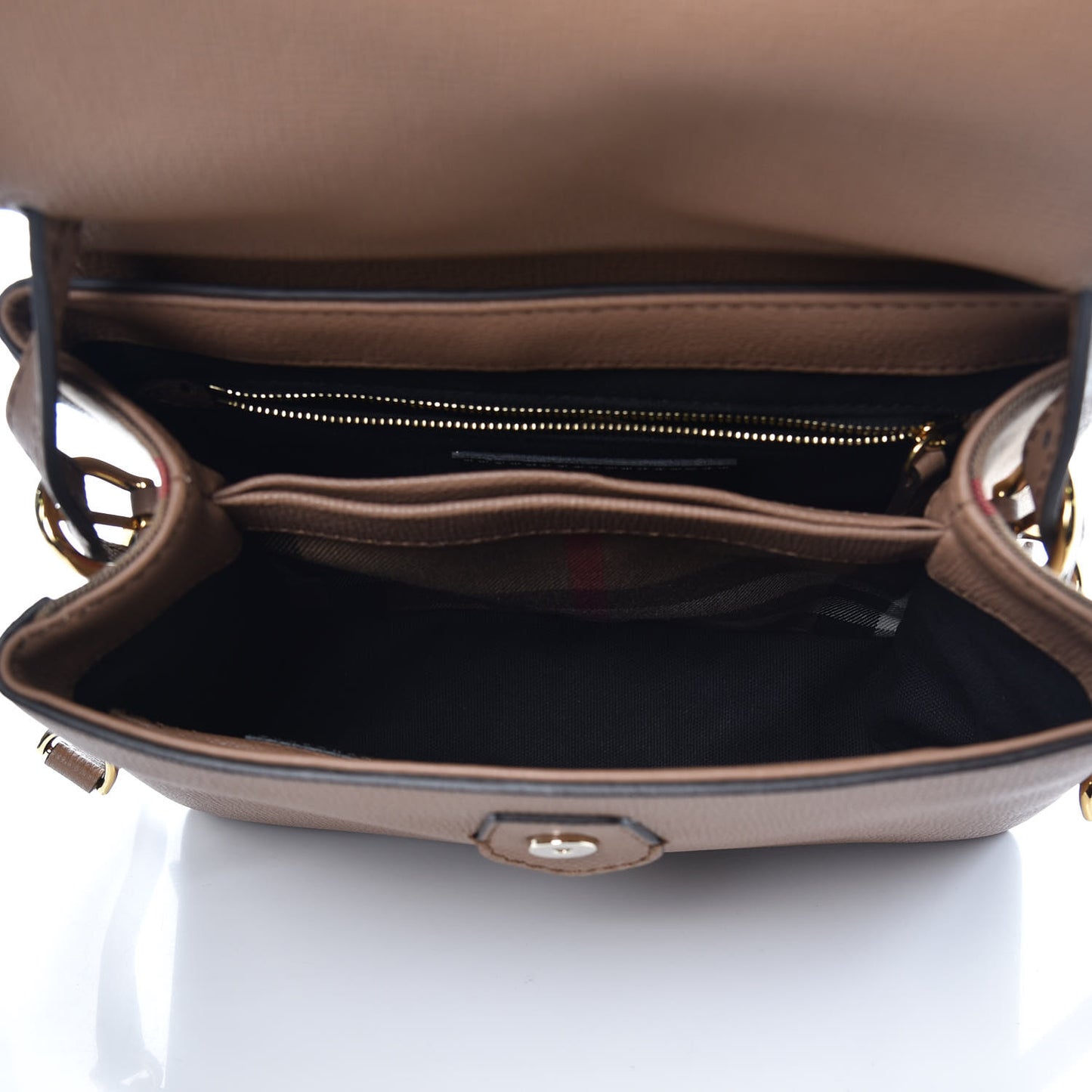 Derby Calfskin House Check Small Camberley Dark Sand