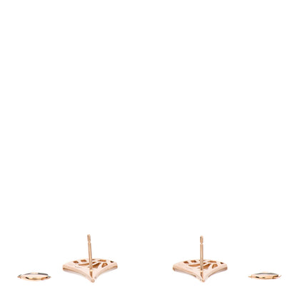 Bulgari 18K Rose Gold Diamond Mother of Pearl Divas' Dream Stud Earrings 3 of 5