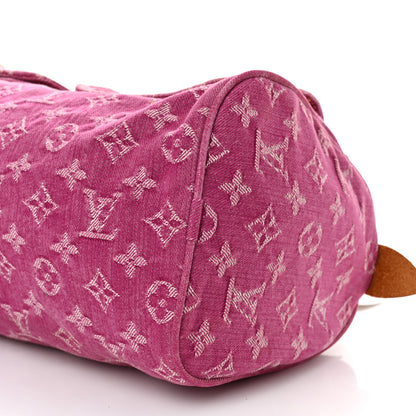 Louis Vuitton Monogram Denim Neo Speedy Fuchsia 10 of 10