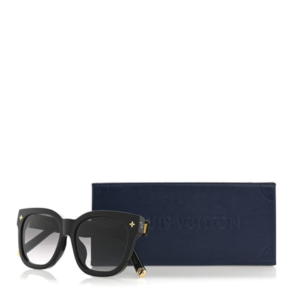 Louis Vuitton Acetate My Monogram Square Sunglasses Z1523E Black 9 of 9