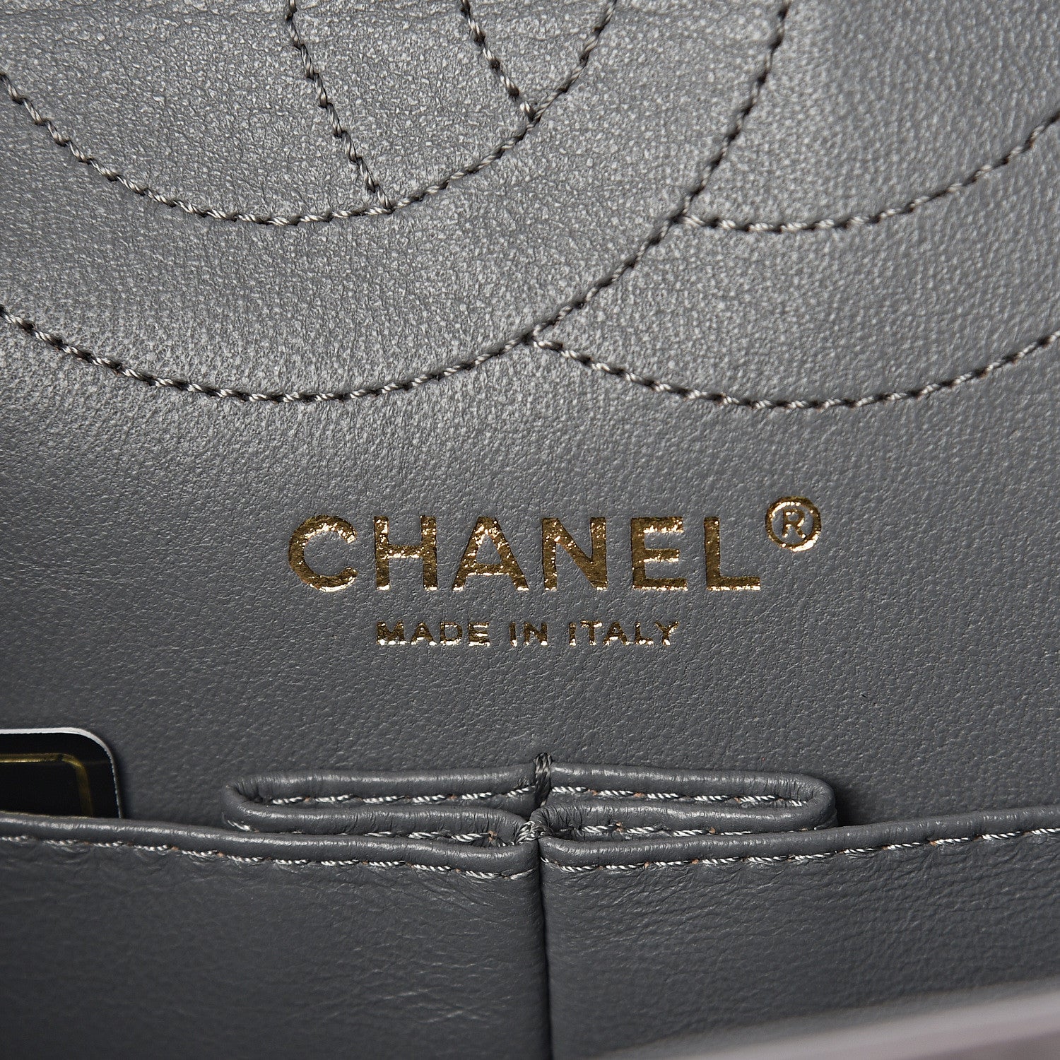 Chanel Aged Calfskin Quilted 2.55 Reissue 226 Flap Grey 5 of 9