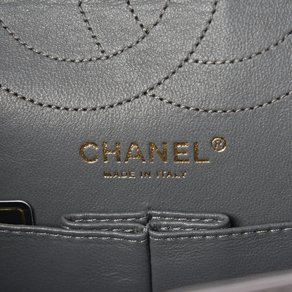 Chanel Aged Calfskin Quilted 2.55 Reissue 226 Flap Grey 5 of 9