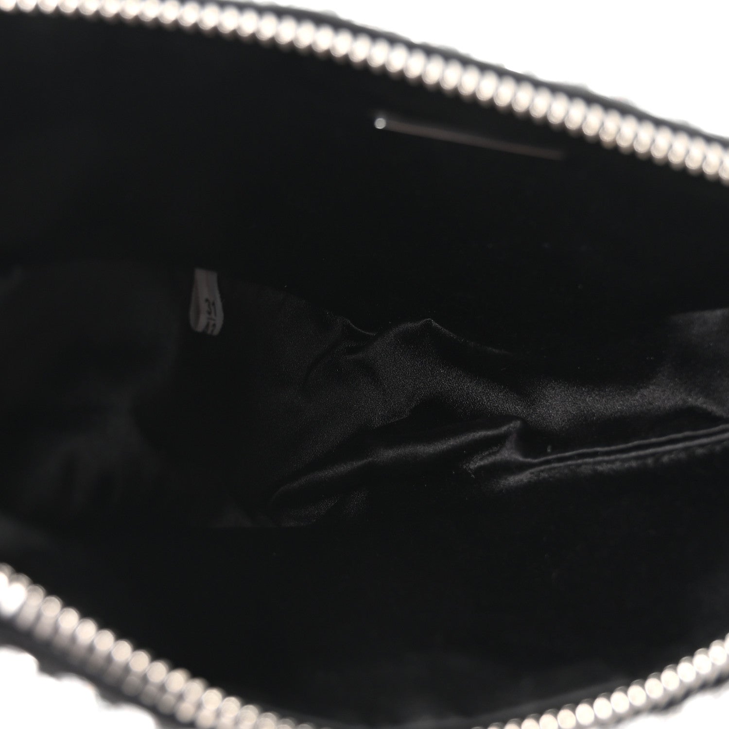 Prada Satin Crystal Triangle Pouch Cristal 5 of 11