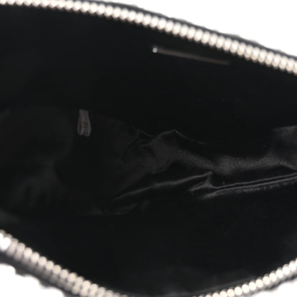 Prada Satin Crystal Triangle Pouch Cristal 5 of 11