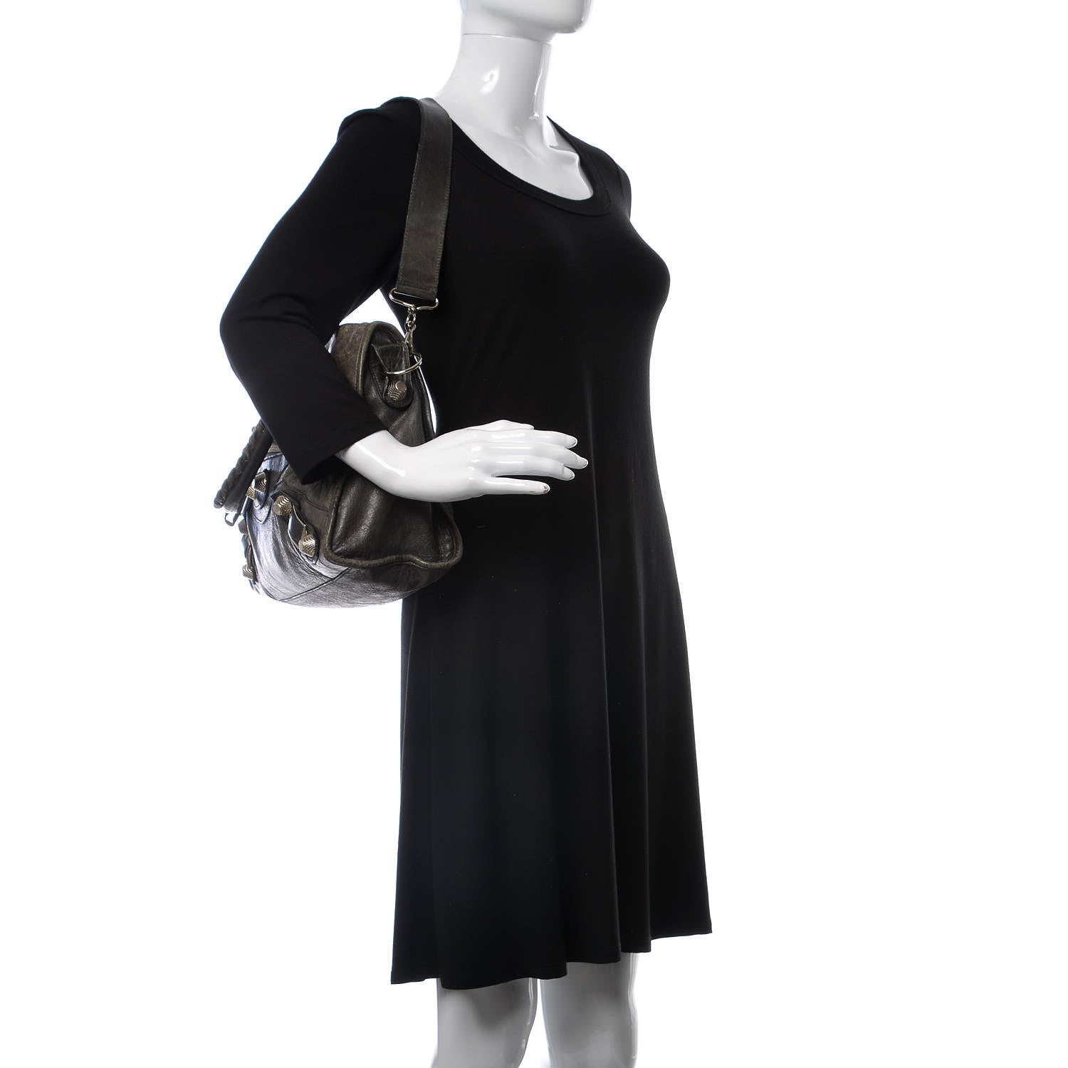 Balenciaga Agneau Giant 21 Silver Hardware City Anthracite 2 of 18