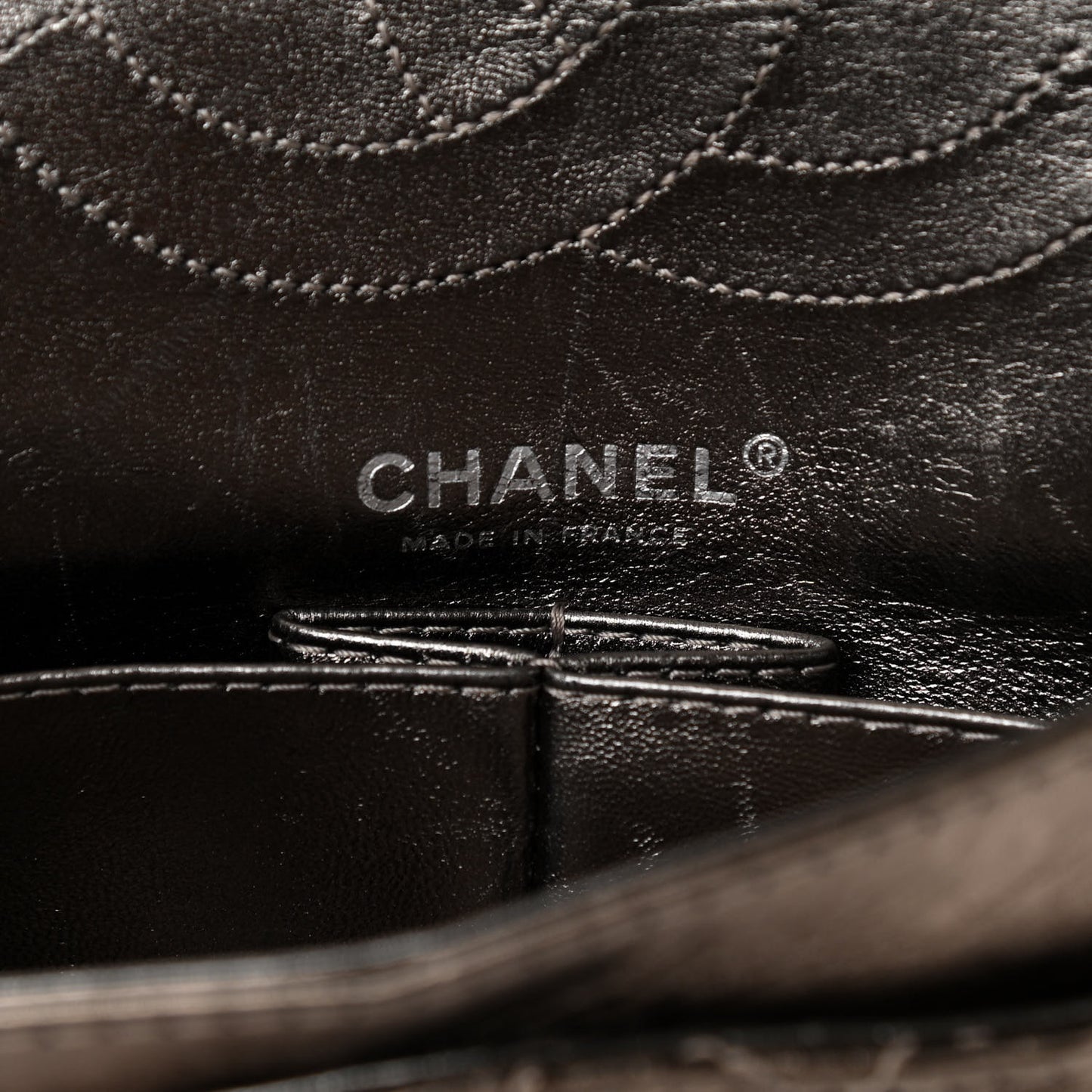 Metallic Aged Calfskin Quilted 2.55 Reissue 226 Flap Pewter
