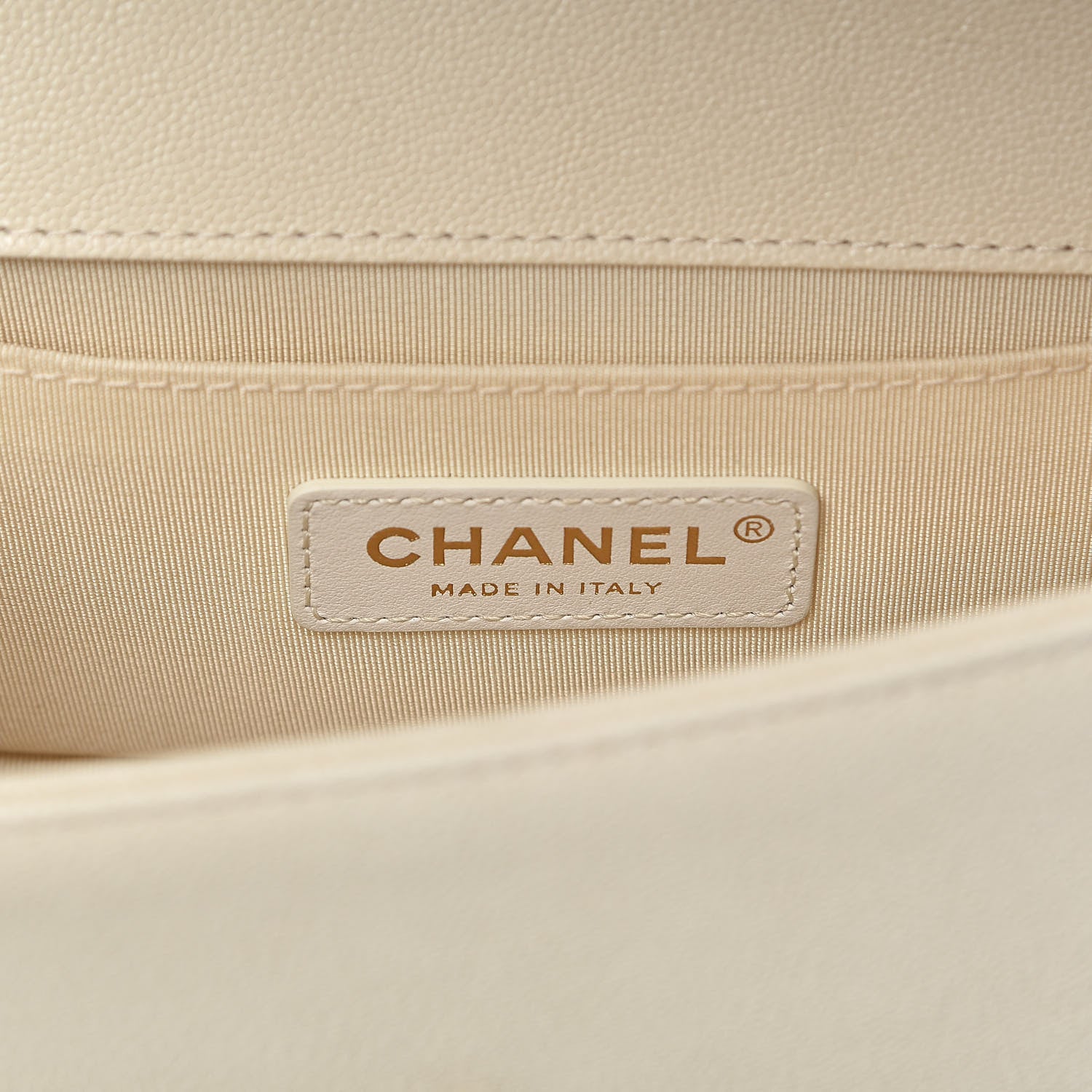Chanel Caviar Quilted Small Boy Flap Ivory 6 of 11