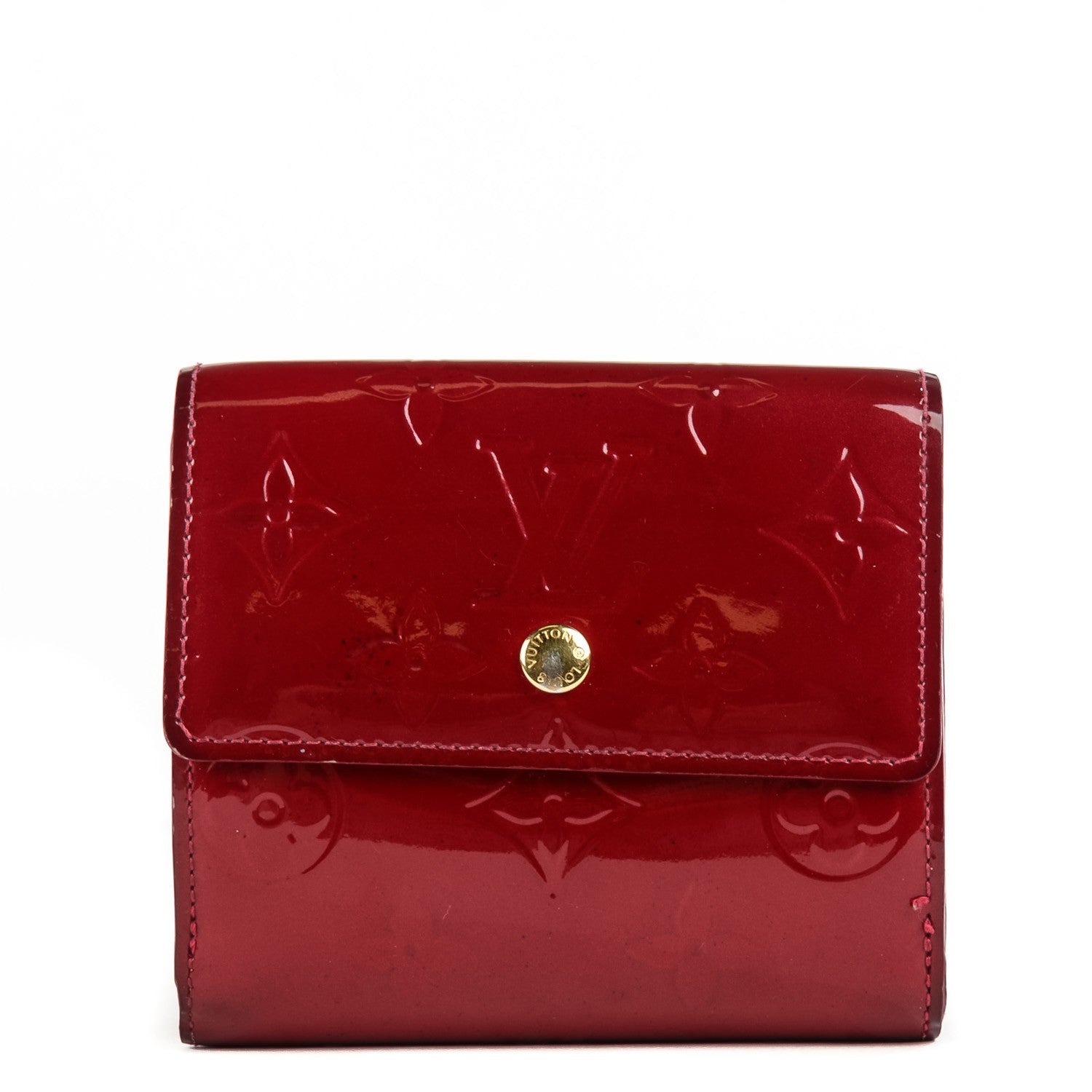 Louis Vuitton Vernis Elise Wallet Pomme D'Amour 1 of 7