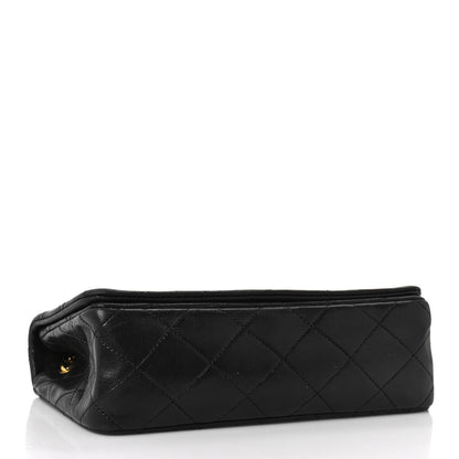 Chanel Lambskin Quilted Small Single Flap Bag Black 4 of 14