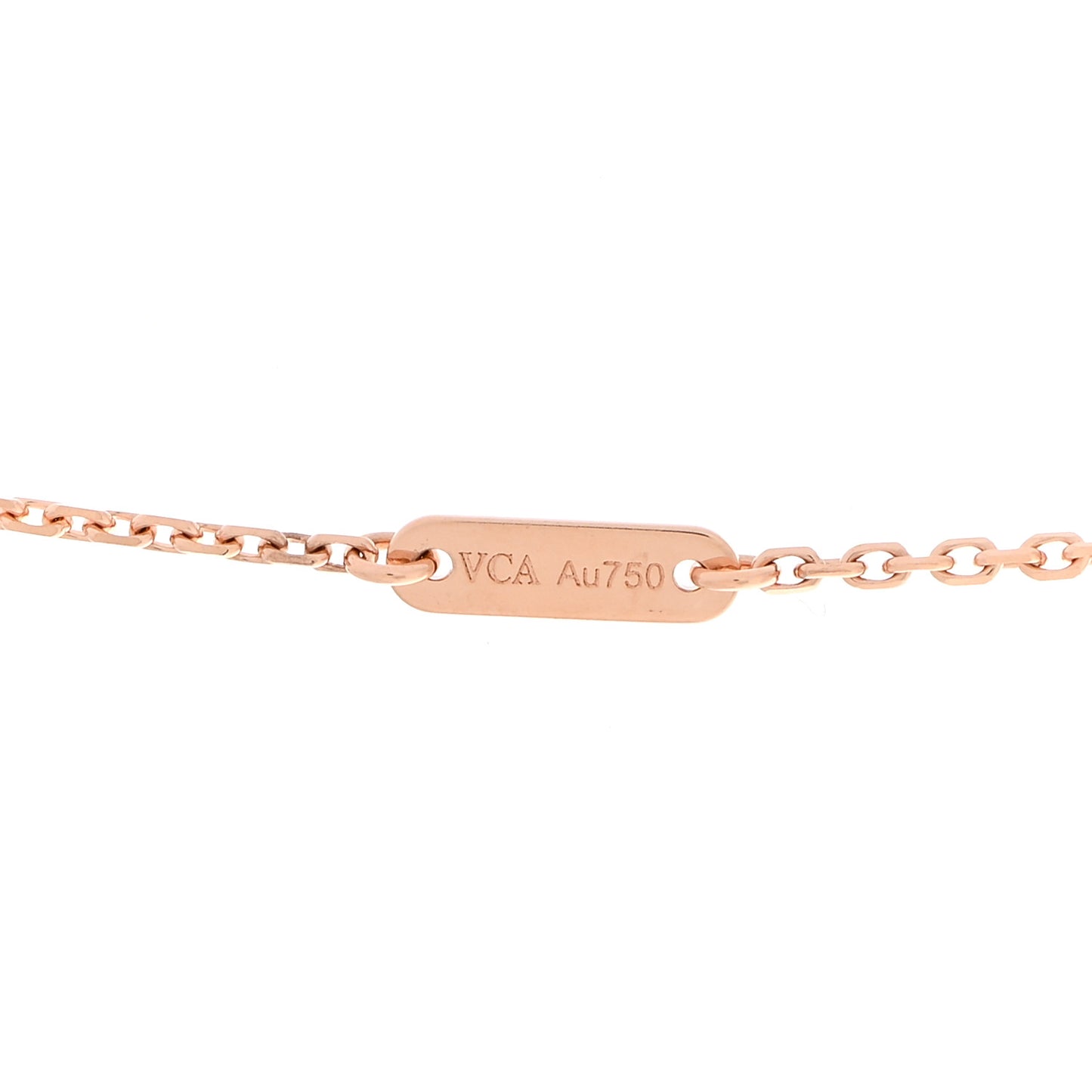 18K Rose Gold Sweet Alhambra Pendant Necklace