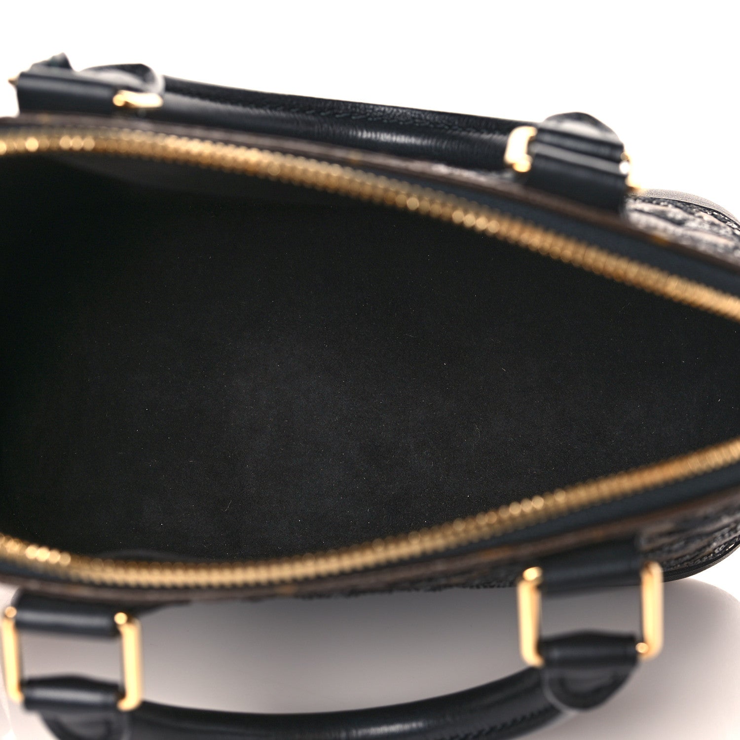 Louis Vuitton Monogram Sequins Eclipse Alma BB Black 4 of 8