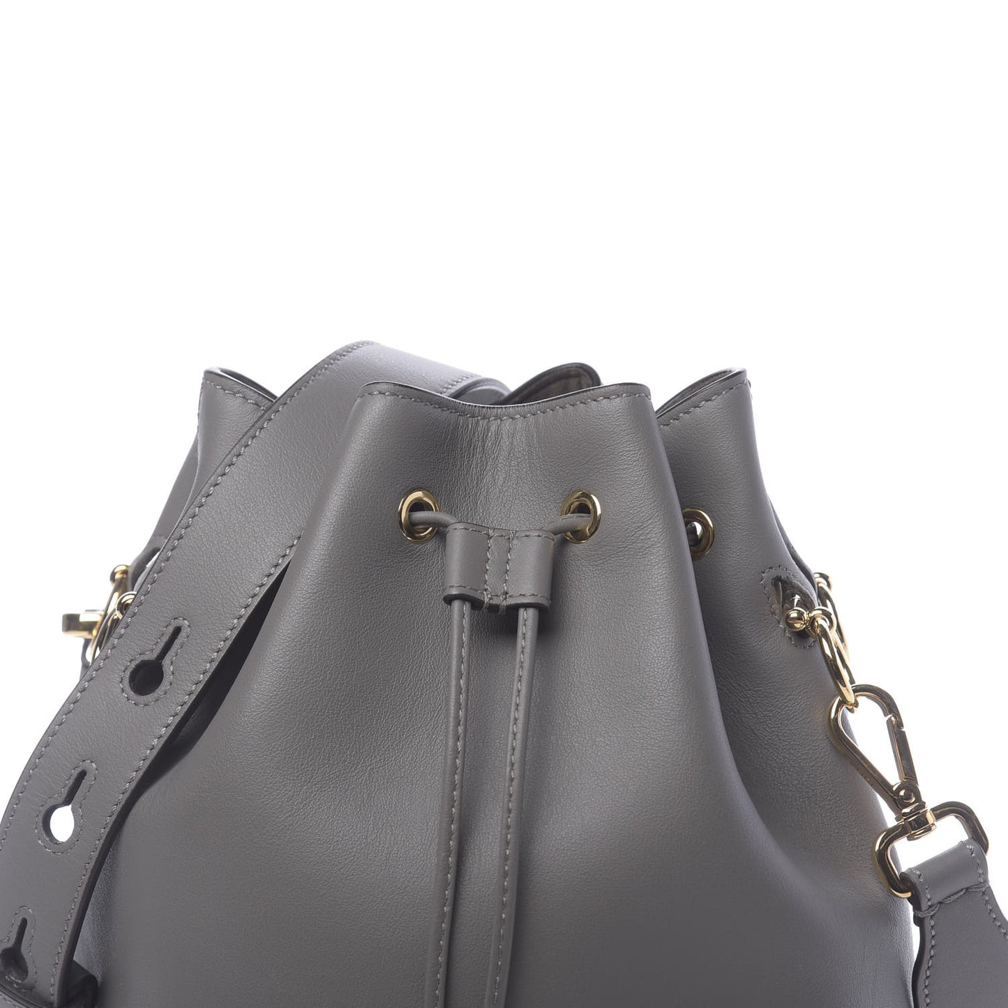 Vitello Grace Matte F is Fendi Grande Mon Tresor Bucket Bag Argilla