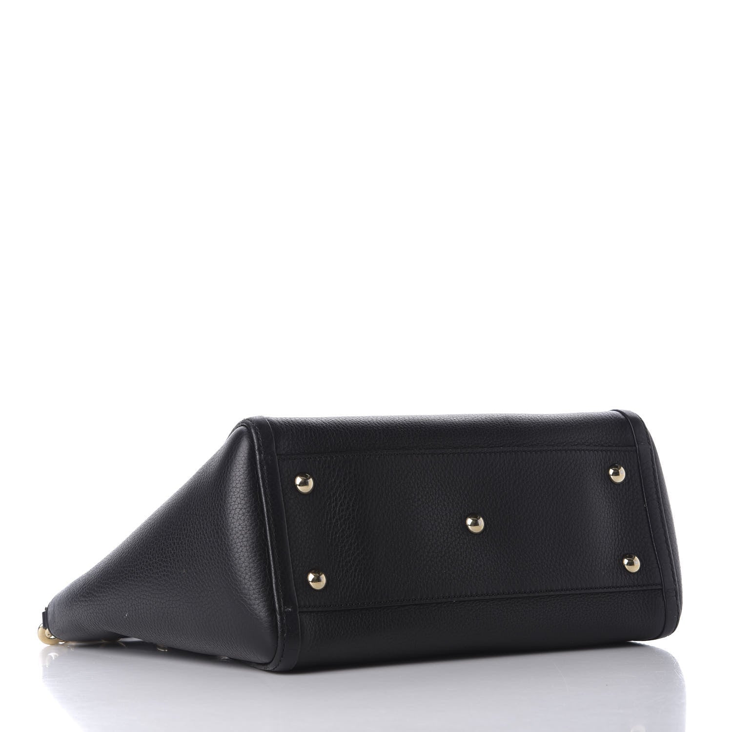 Gucci Pebbled Calfskin Small Soho Top Handle Bag Black 3 of 9