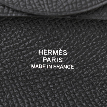 Hermes Epsom Bastia Coin Purse Black 7 of 8