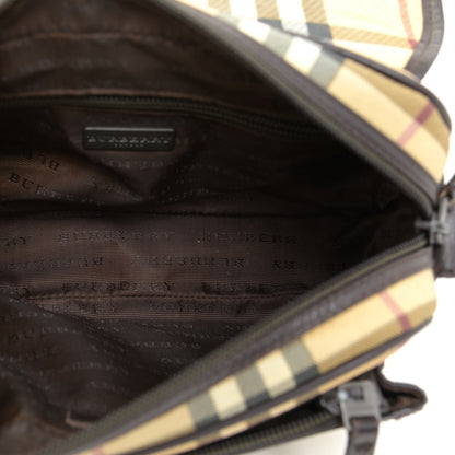 Burberry House Check Crossbody Camera Bag Antique Yellow Brown 8 of 21