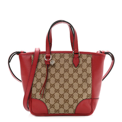 Gucci Monogram Small Bree Tote Red 1 of 10