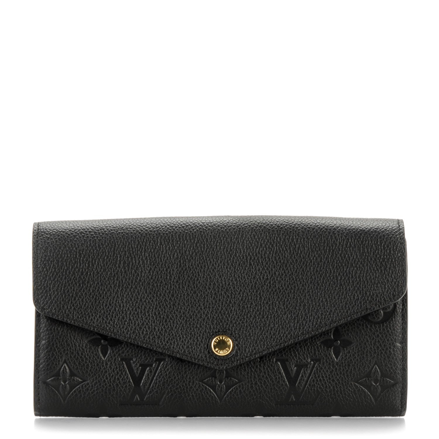 Louis Vuitton Empreinte Sarah Wallet NM Black 1 of 7