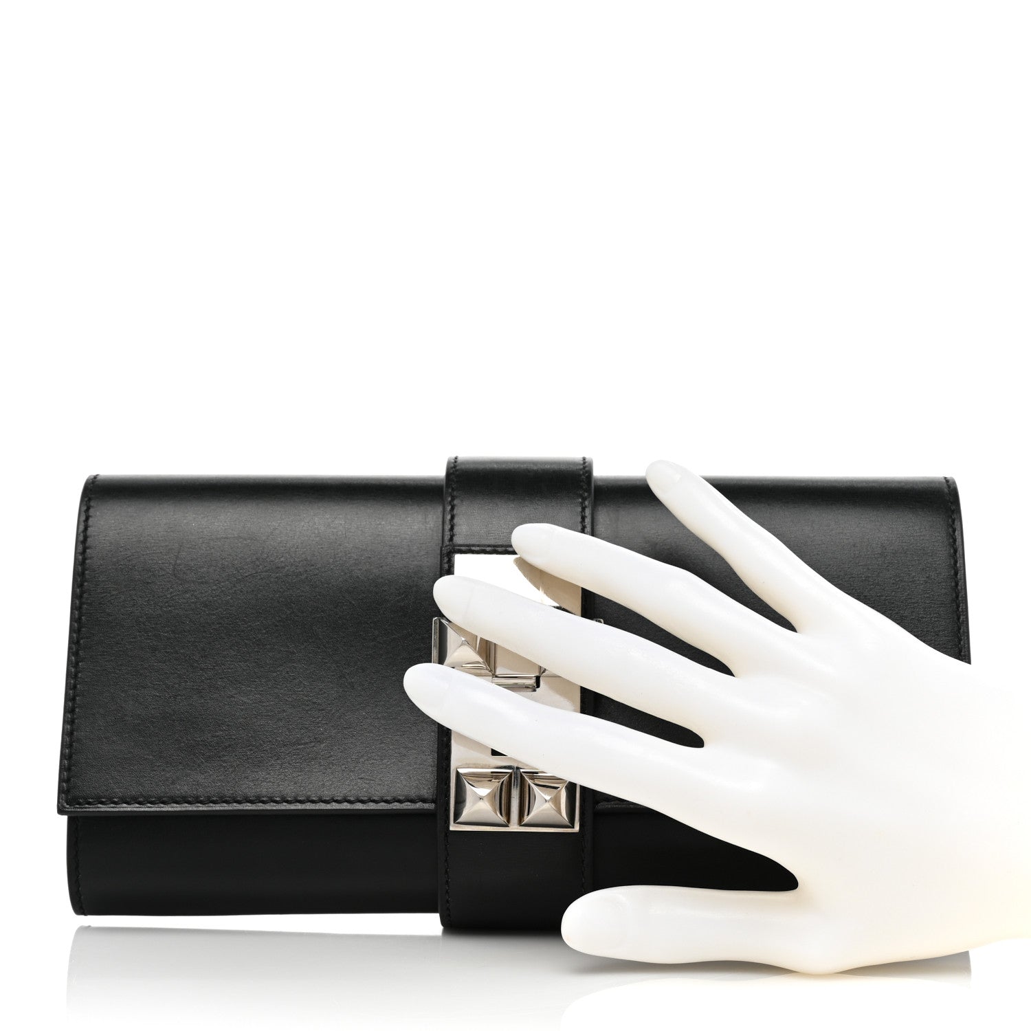 Hermes Box Medor 23 Clutch Black 2 of 15