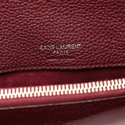 Saint Laurent Grained Calfskin Baby Supple Sac De Jour Palissandre 7 of 16