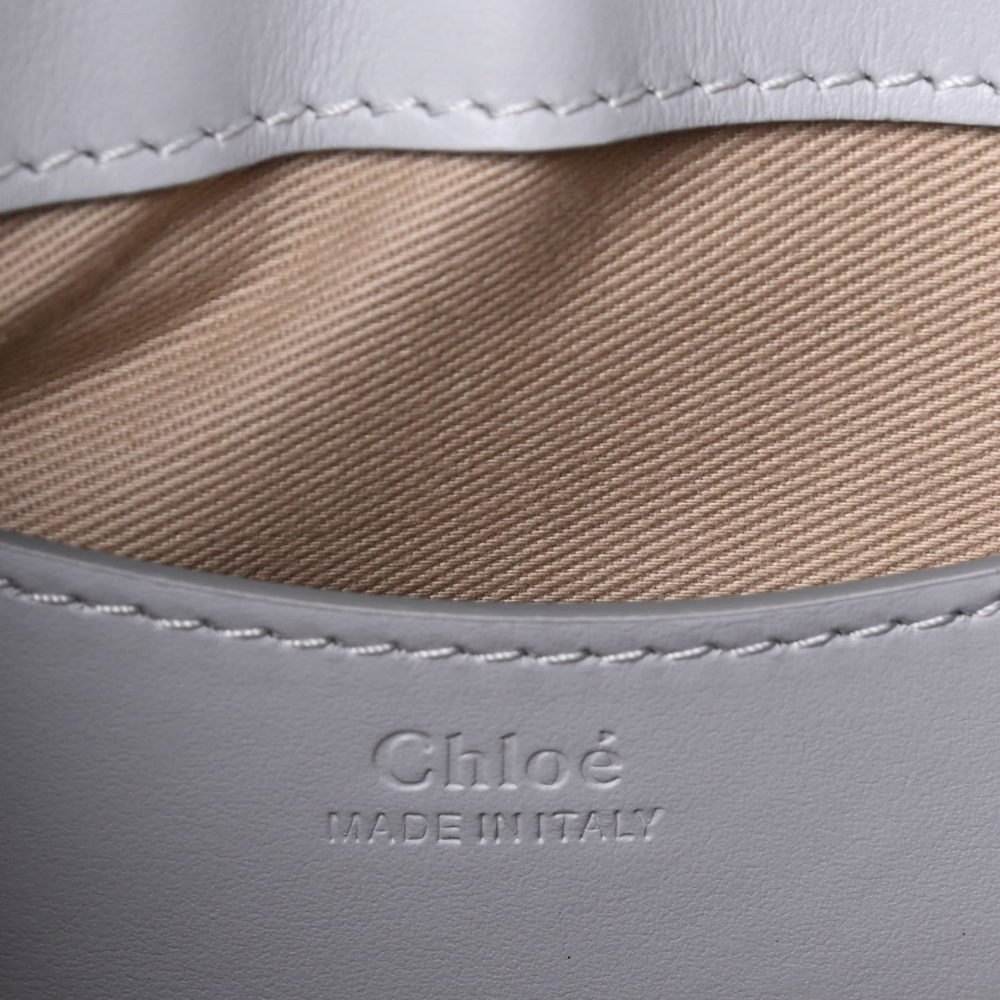Calfskin Suede Small Braided Tess Bag Light Cloud