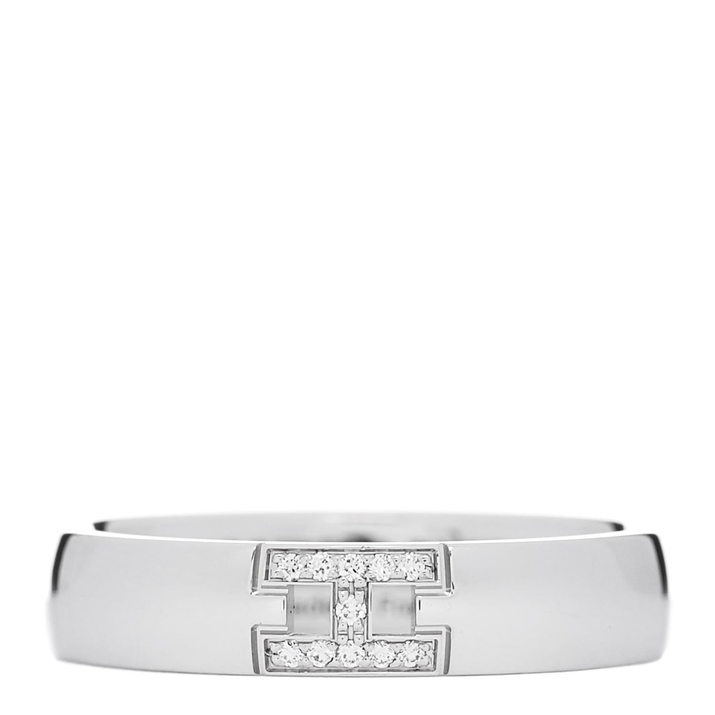 18K White Gold Diamond Ever Herakles Wedding Band Ring 47 4