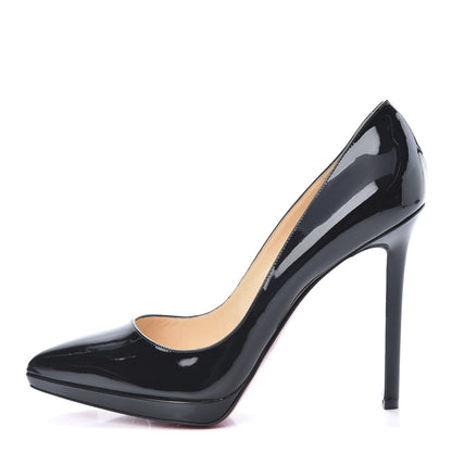 Christian Louboutin Patent Pigalle Plato 120 Pumps 40.5 Black 1 of 8