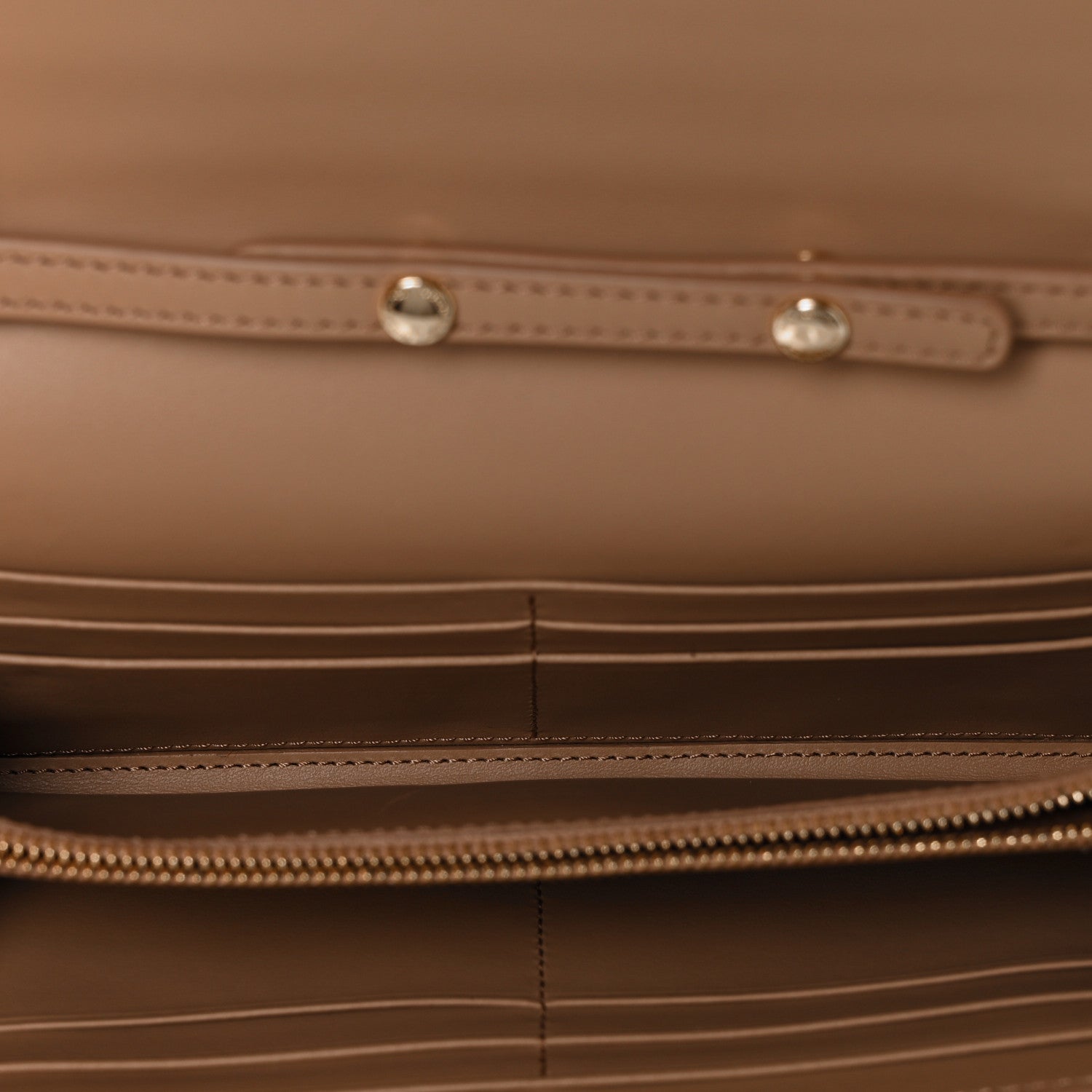 Burberry Haymarket Check Henley Wallet On Chain Mid Camel 5 of 8