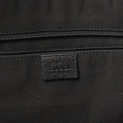 Gucci GG Monogram Web Large Collapsible Carry On Duffle Bag Black 5 of 9