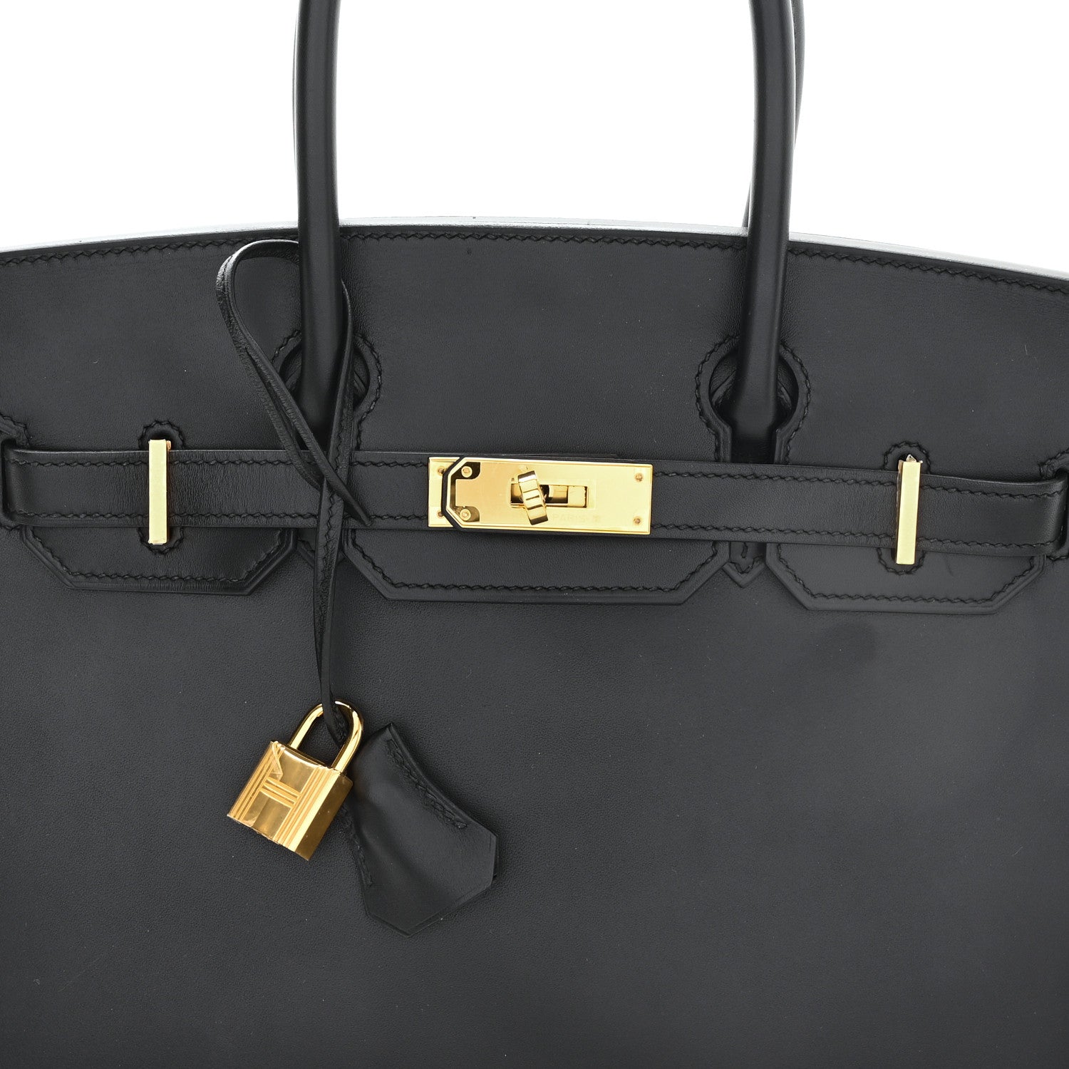HERMES ブラック ビジネスバッグ Hermes Veau Monsieur Birkin Sellier 30 Black 1847961 – FASHIONPHILE