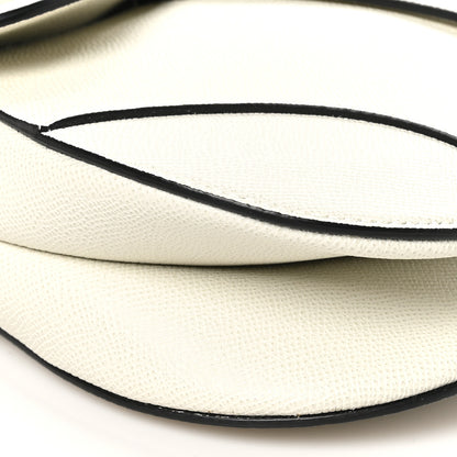 Christian Dior Grained Calfskin Saddle Bag White 9 of 11