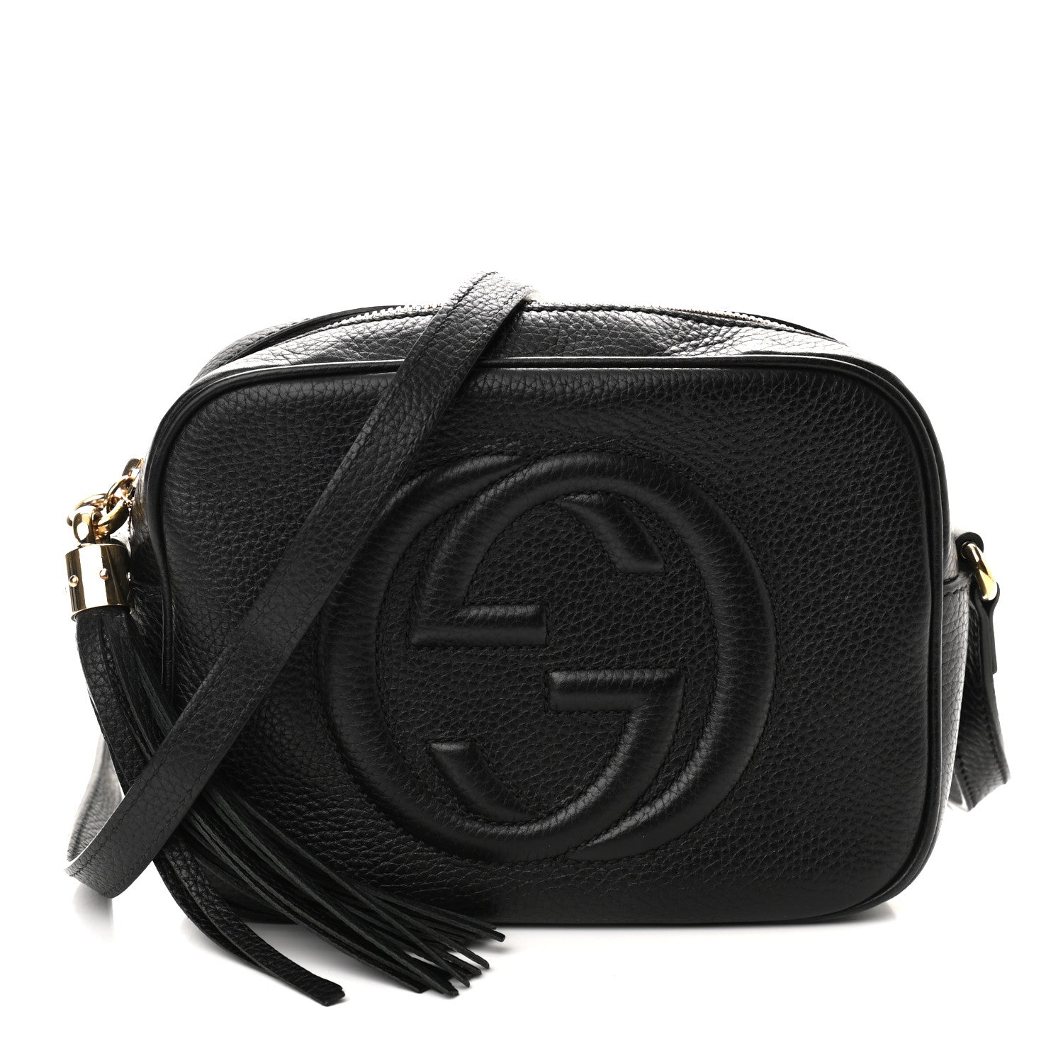 Gucci Pebbled Calfskin Small Soho Disco Bag Black 1 of 10