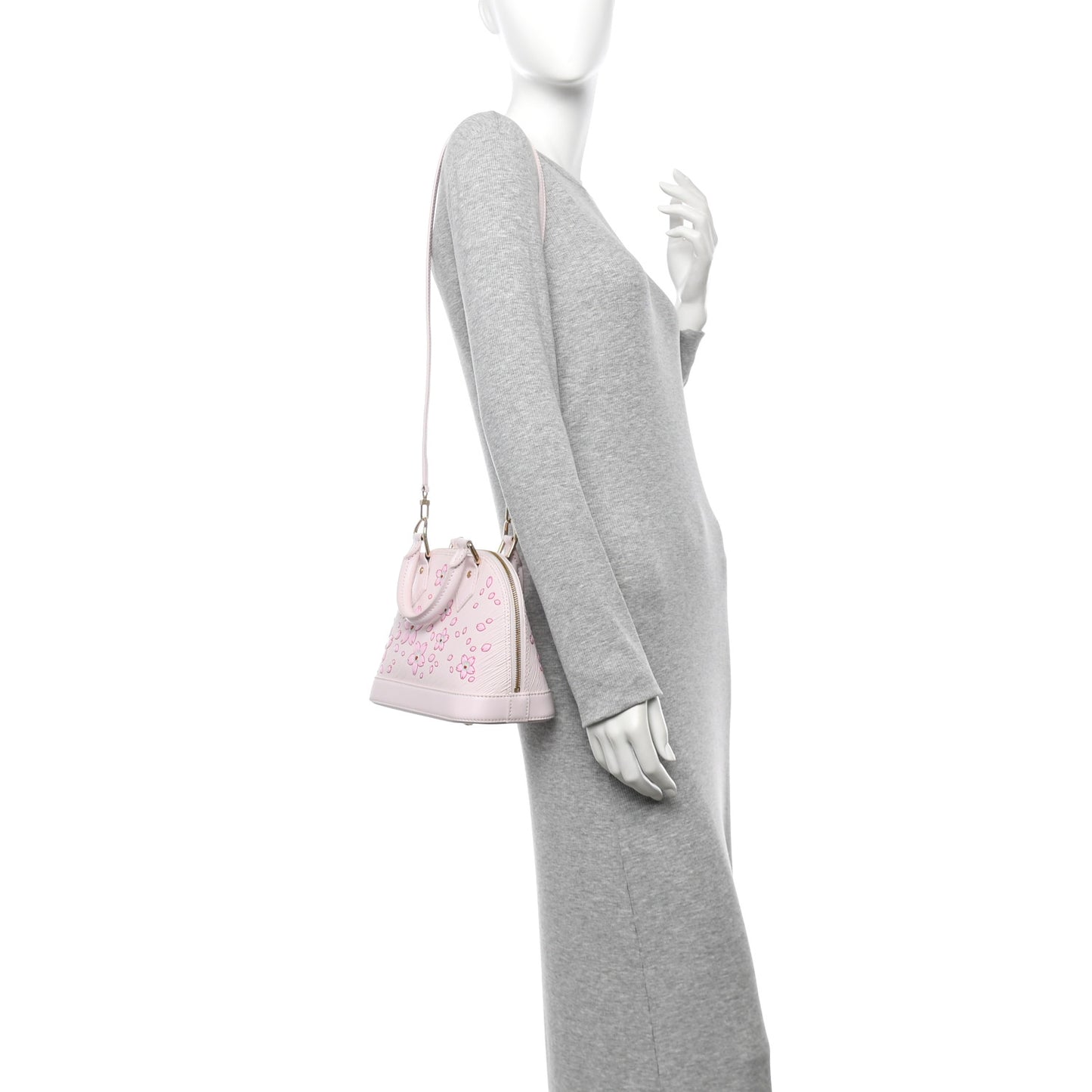 LV X TM Epi Cherry Blossom Alma BB Pink