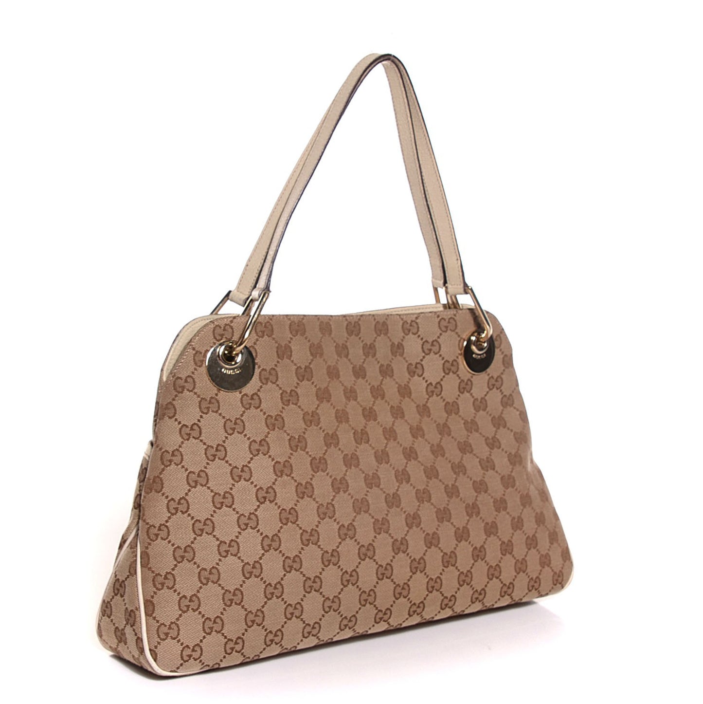 Monogram Medium Eclipse Shoulder Bag Off White