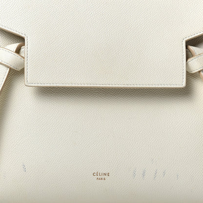 Celine Grained Calfskin Micro Belt Bag White 8 of 13