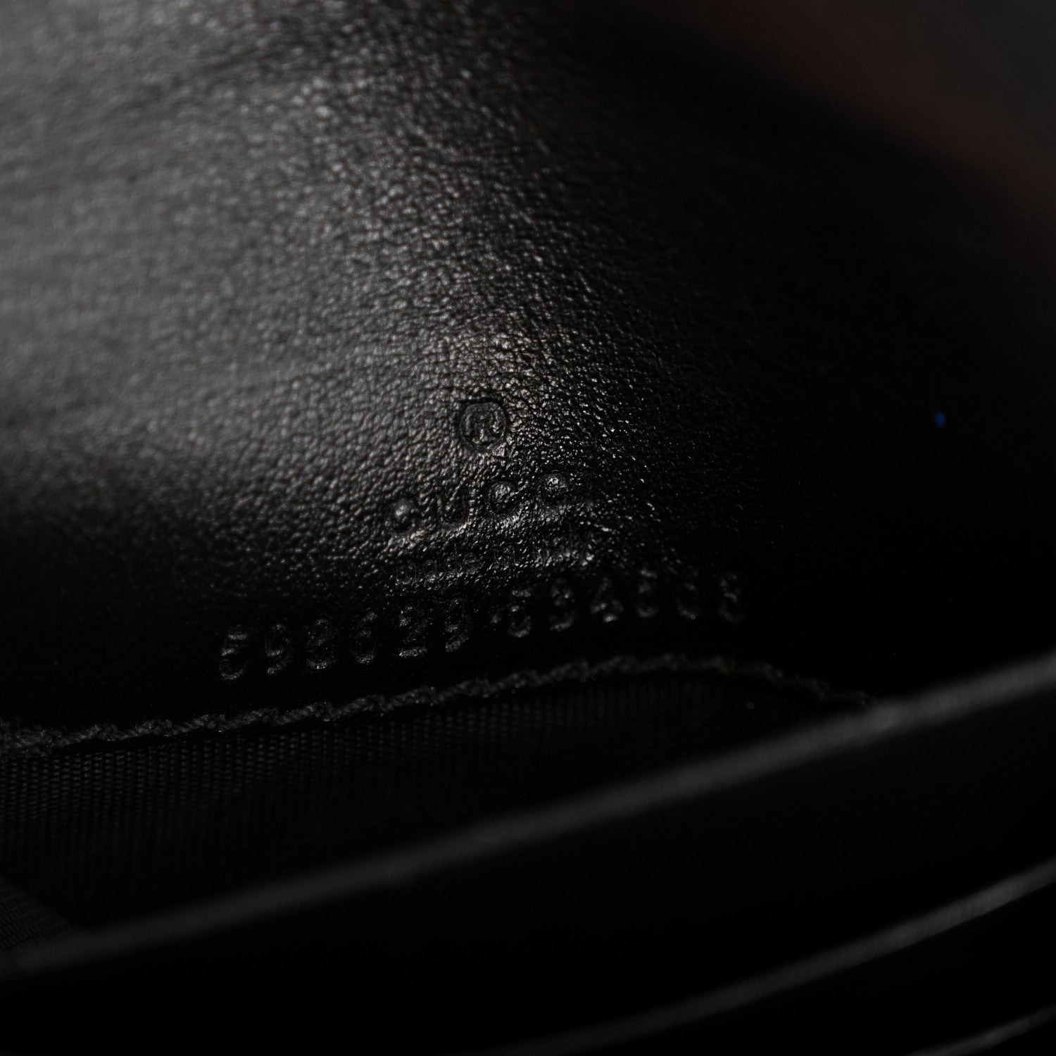 Gucci Calfskin Matelasse GG Marmont Medium Wallet Black 6 of 10