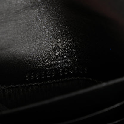 Gucci Calfskin Matelasse GG Marmont Medium Wallet Black 6 of 10