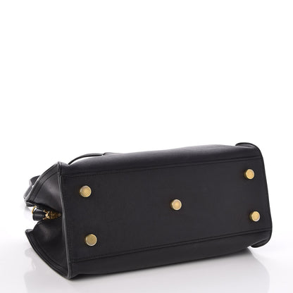 Saint Laurent Calfskin Monogram Baby Downtown Cabas Black 4 of 7