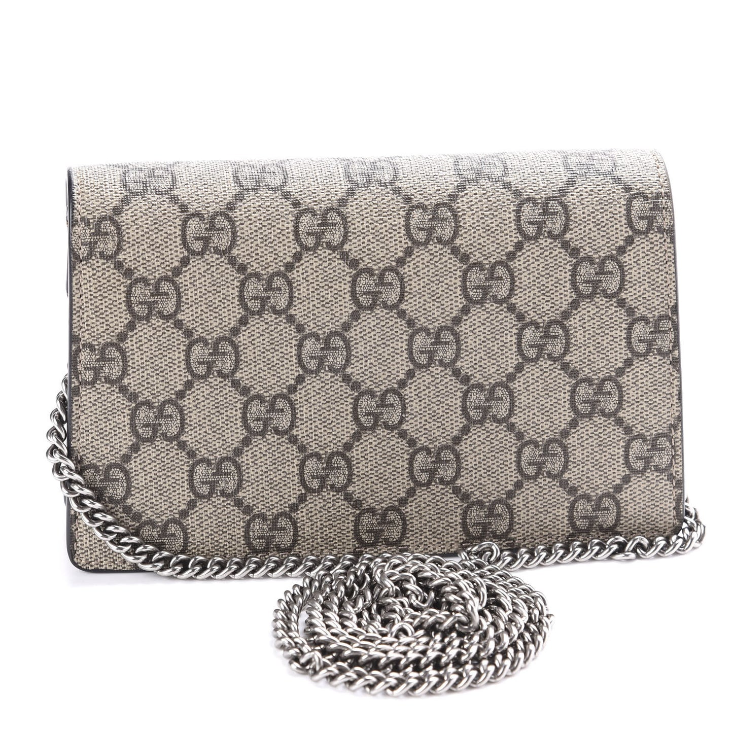 GG Supreme Monogram Super Mini Dionysus Shoulder Bag Taupe
