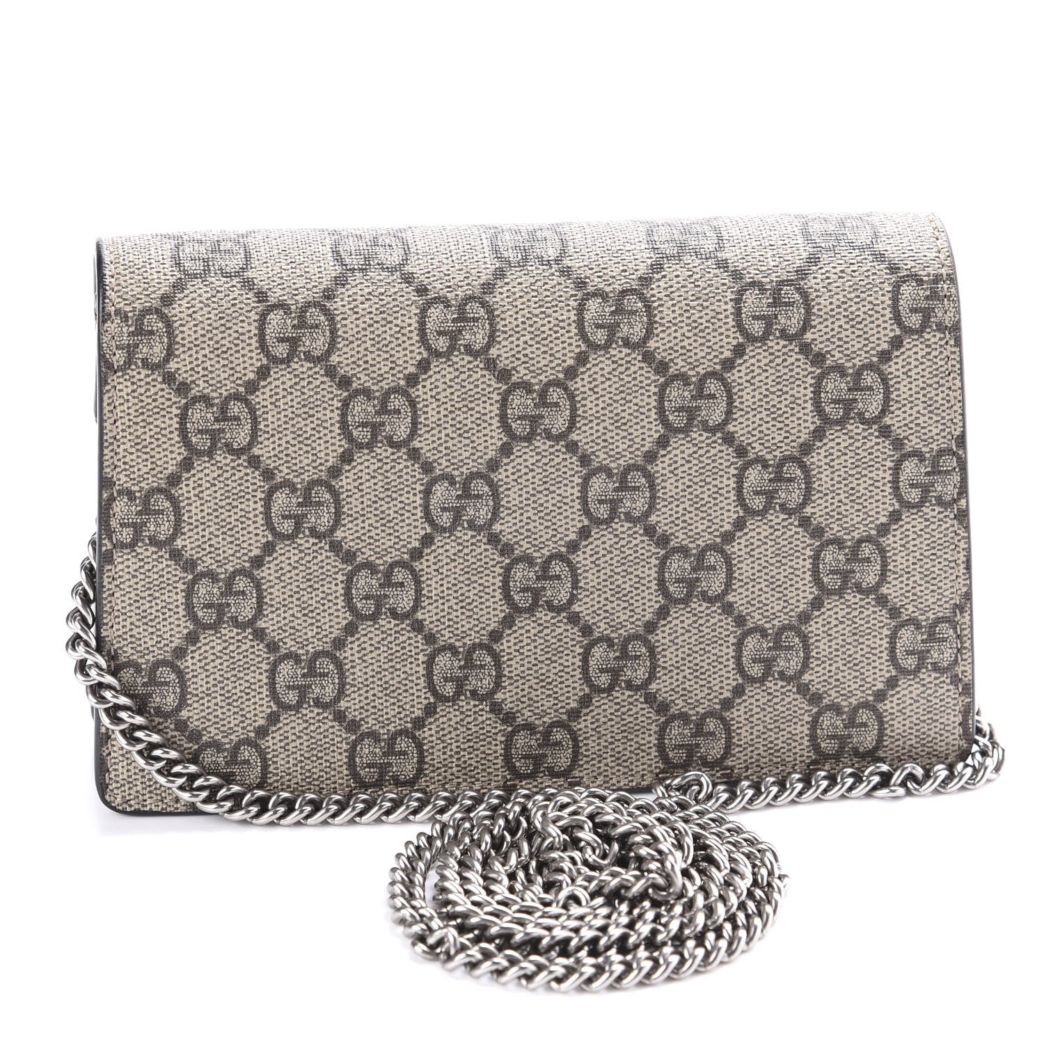 Gucci GG Supreme Monogram Super Mini Dionysus Shoulder Bag Taupe 3 of 12