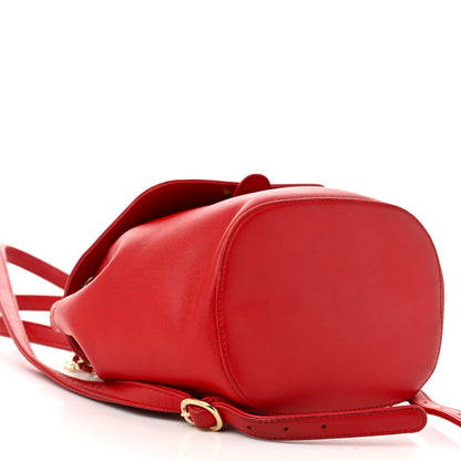 Chanel Lambskin CC Mania Backpack Red 9 of 12