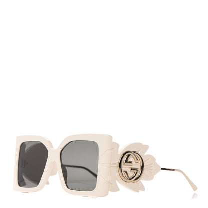 Gucci Acetate Square Frame Wing Sunglasses GG0535S Ivory 1 of 8